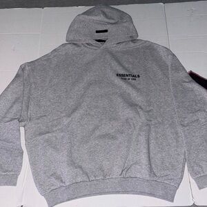 Essentials Light Gray Hoodie